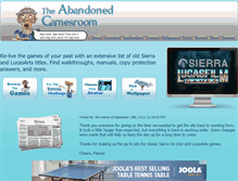 Tablet Screenshot of agamesroom.com